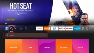 Firestick homescreen