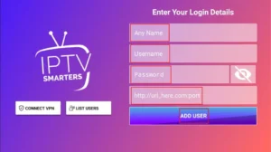 Interface IPTV Smarter Pro