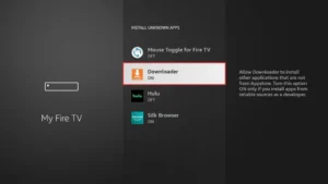 Parametres firestick